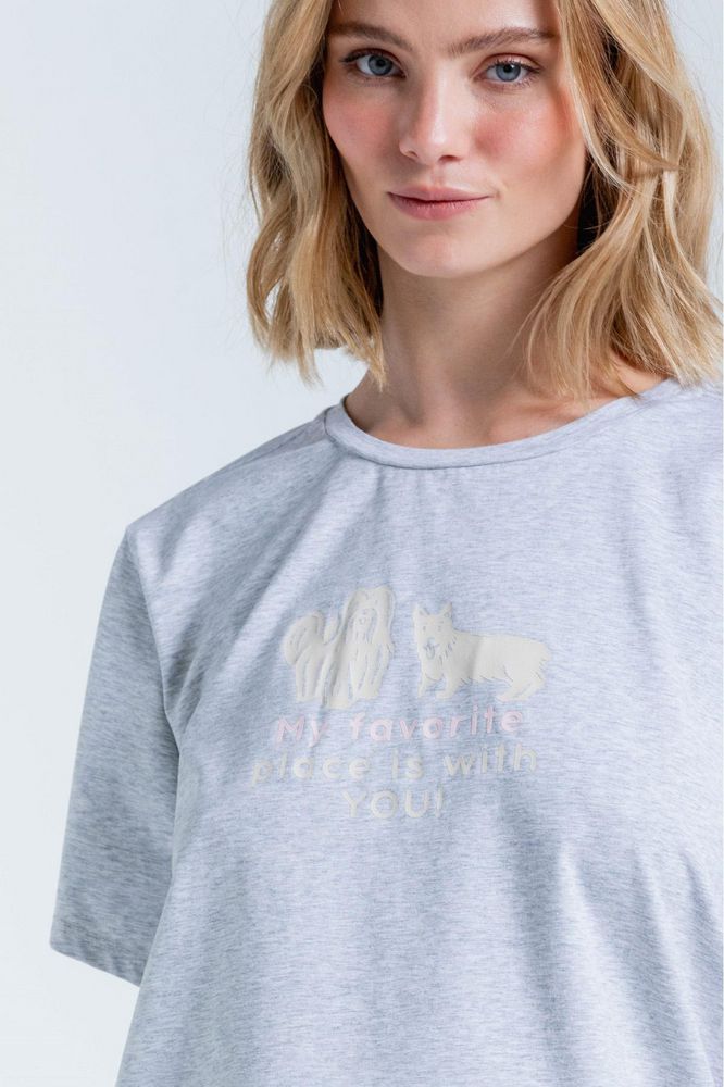 Camiseta Pijama Amplia BRONZINI