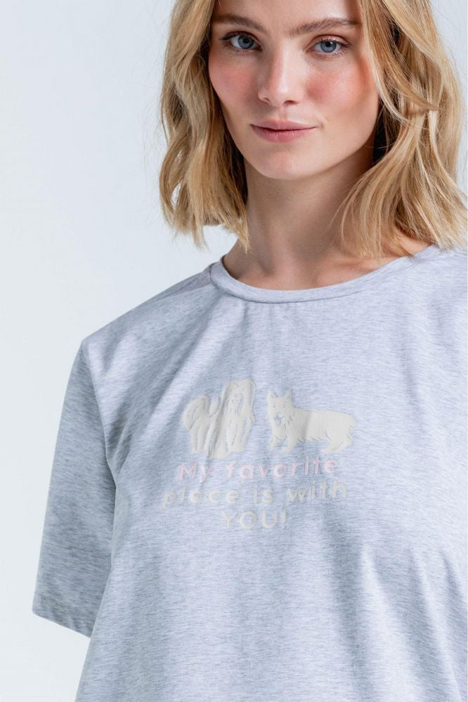 Camiseta Pijama Amplia BRONZINI