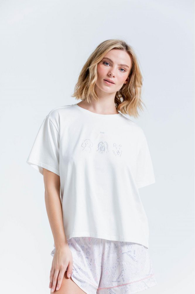 Camiseta Pijama Amplia BRONZINI