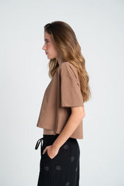 Camiseta Manga corta Boxy fit BRONZINI