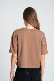Camiseta Manga corta Boxy fit BRONZINI