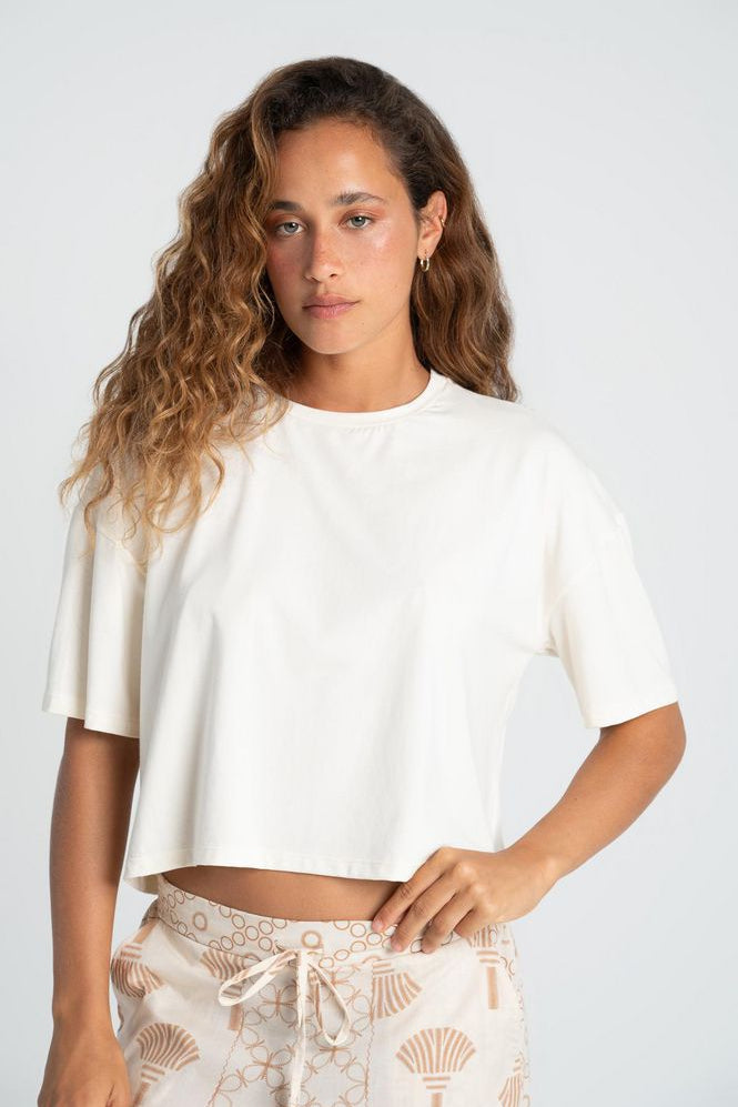 Camiseta Manga corta Boxy fit BRONZINI
