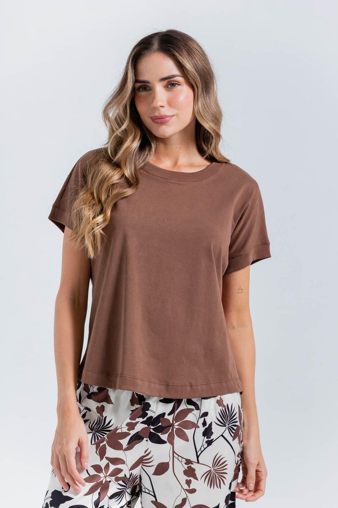 Camiseta Pijama Corta Amplia BRONZINI
