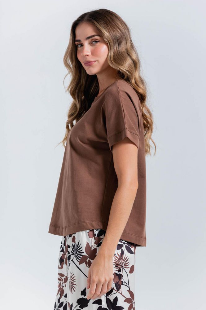 Camiseta Pijama Corta Amplia BRONZINI