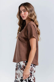 Camiseta Pijama Corta Amplia BRONZINI