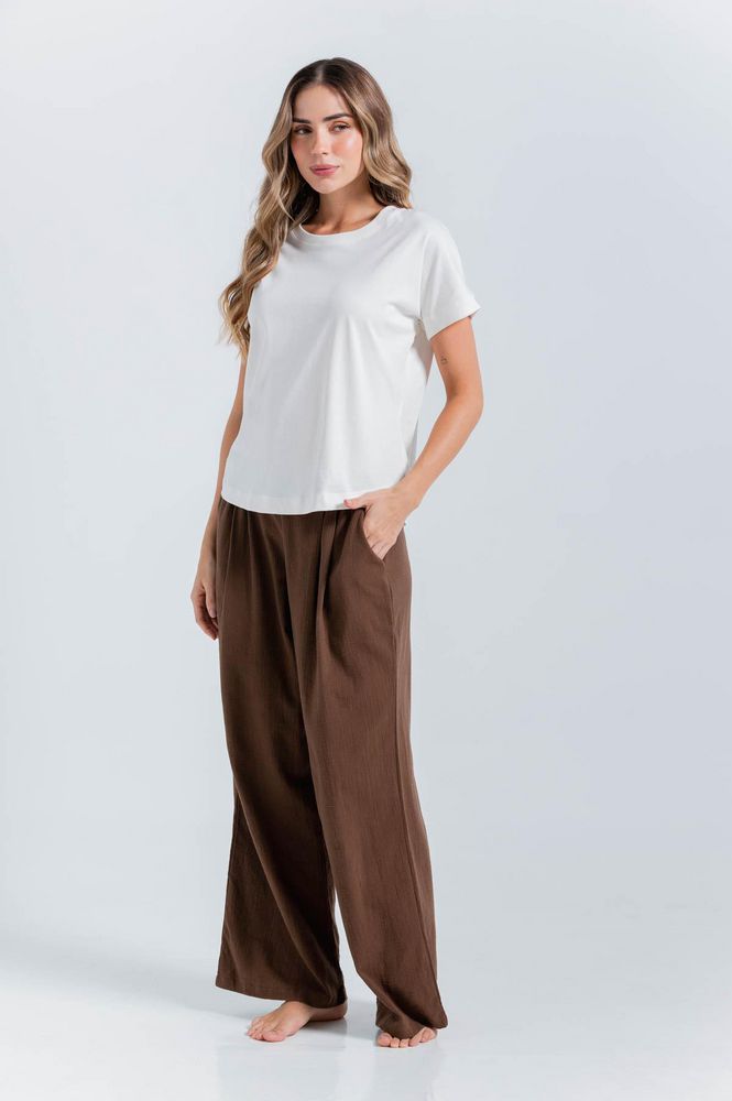 Camiseta Pijama Corta Amplia BRONZINI