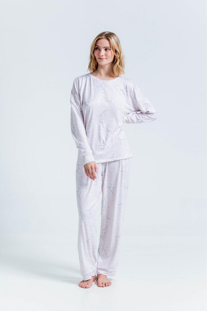 Camiseta Pijama Manga Larga BRONZINI