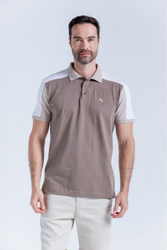 Camiseta Polo Bloques Clásica CUSTER