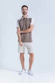 Camiseta Polo Bloques Clásica CUSTER