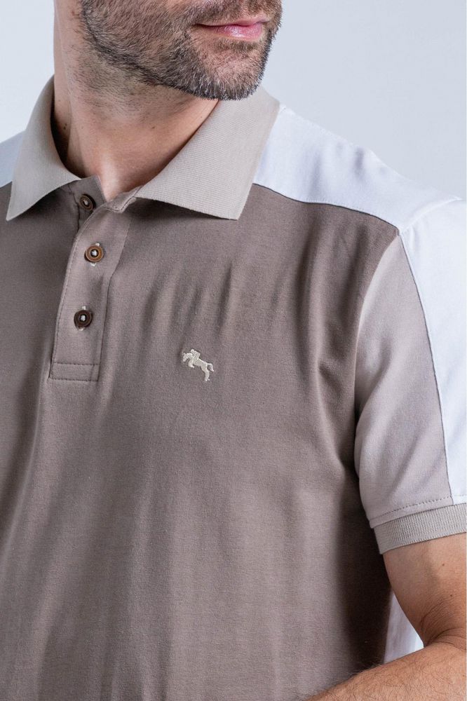 Camiseta Polo Bloques Clásica CUSTER
