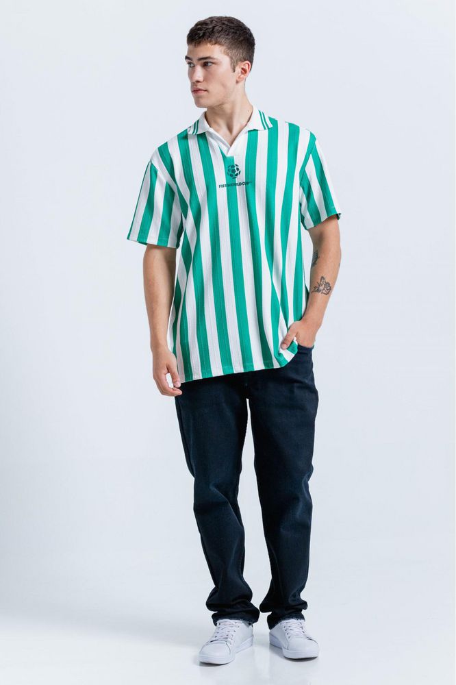 Camiseta Tipo Polo Rayas FIFA