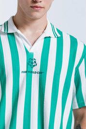 Camiseta Tipo Polo Rayas FIFA