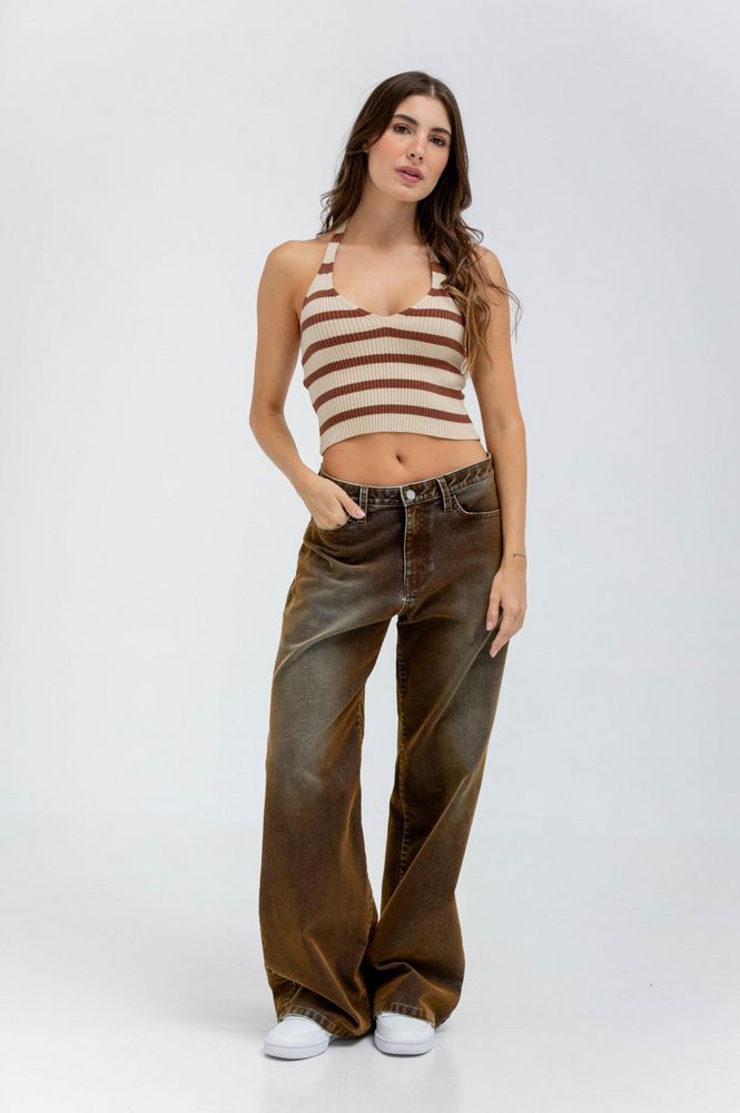 Camiseta Tejida Ajustada PEOPLE