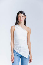 Camiseta Un Solo Hombro Ajustada ARKITECT