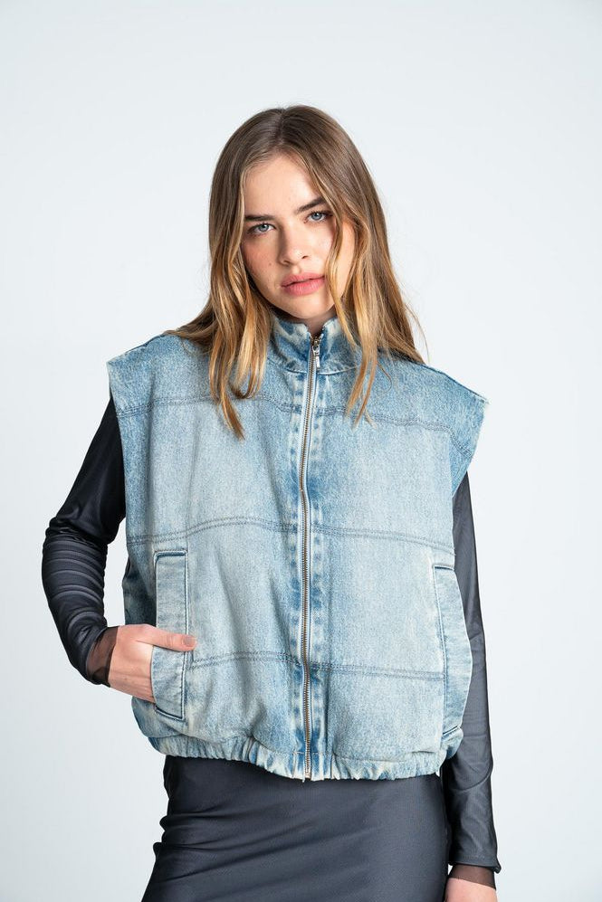 Chaleco Cremallera frontal Oversize PEOPLE