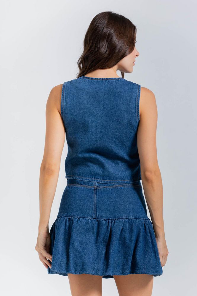 Chaleco Denim Regular fit PEOPLE