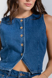 Chaleco Denim Regular fit PEOPLE