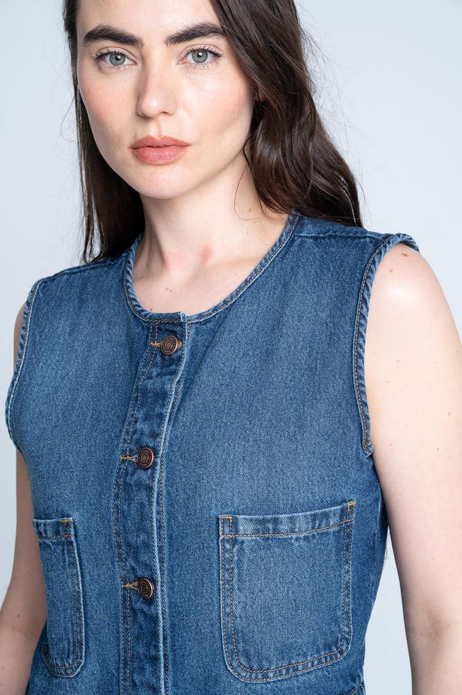 Chaleco Índigo ARKITECT