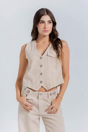 Chaleco Sencillo Ajustada PEOPLE