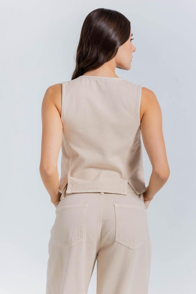 Chaleco Sencillo Ajustada PEOPLE