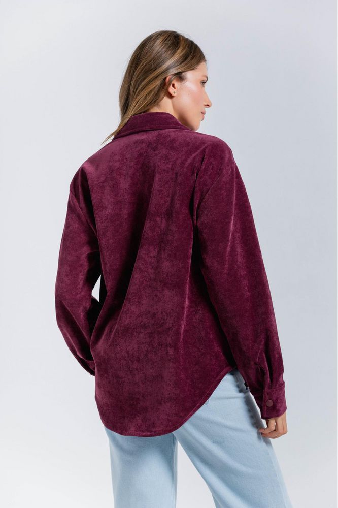 Chaqueta  En Corduroy Amplia ARKITECT