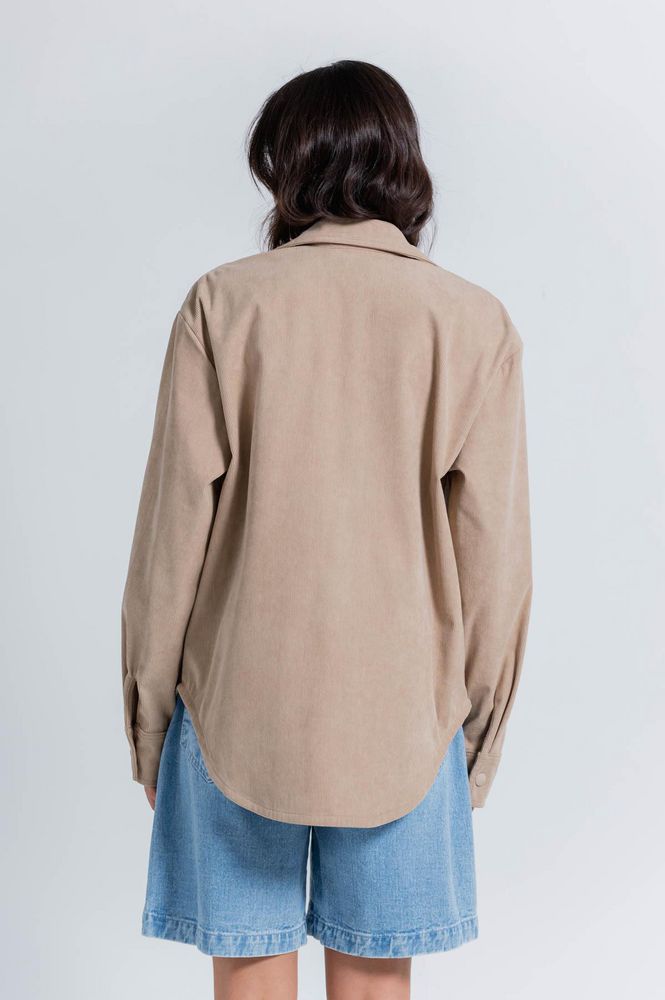 Chaqueta  En Corduroy Amplia ARKITECT