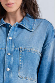 Chaqueta manga larga bolsillos parche taches Amplia ARKITECT