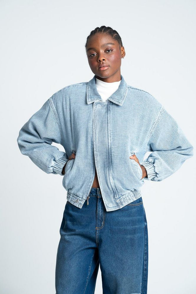 Chaqueta Cremallera frontal Oversize PEOPLE