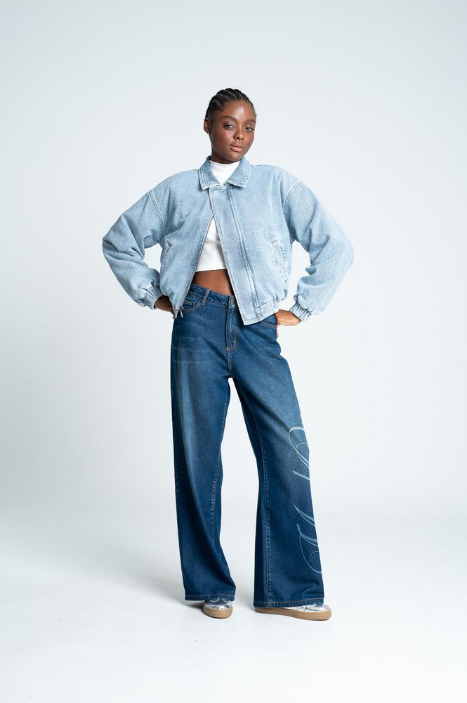 Chaqueta Cremallera frontal Oversize PEOPLE