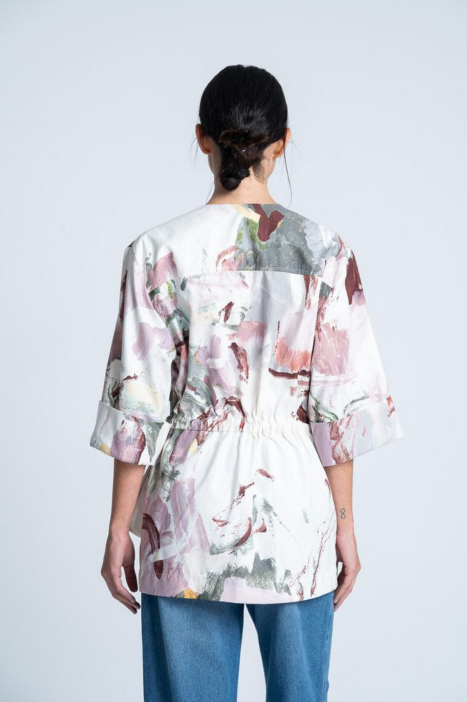 Chaqueta Trech Estampada ARKITECT x MARIA ELENA VILLAMIL