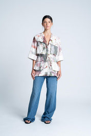 Chaqueta Trech Estampada ARKITECT x MARIA ELENA VILLAMIL