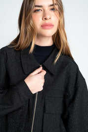 Chaqueta Cremallera frontal Oversize PEOPLE