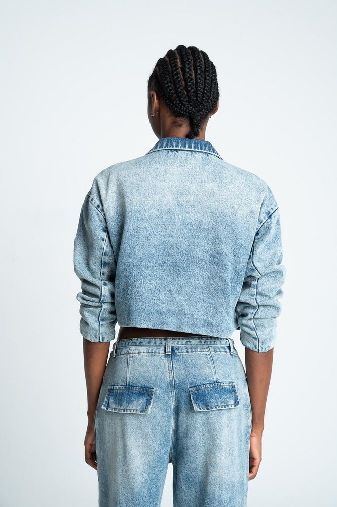 Chaqueta Botones frontales Oversize PEOPLE