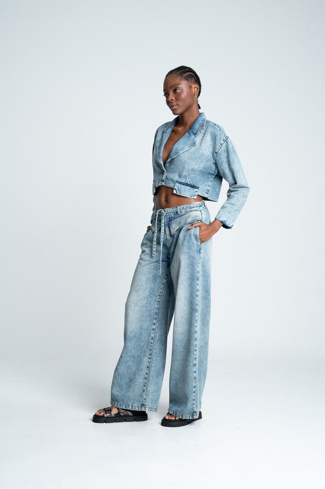 Chaqueta Botones frontales Oversize PEOPLE