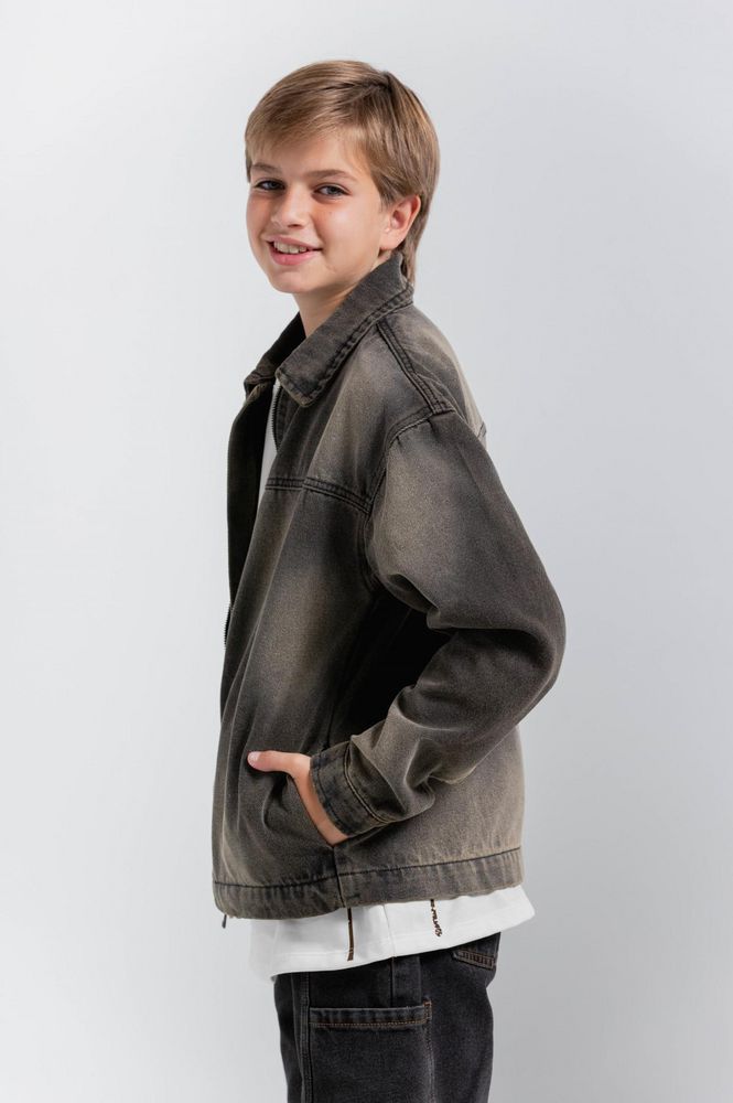 Chaqueta en Denim con lavado PEOPLE