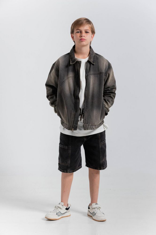 Chaqueta en Denim con lavado PEOPLE