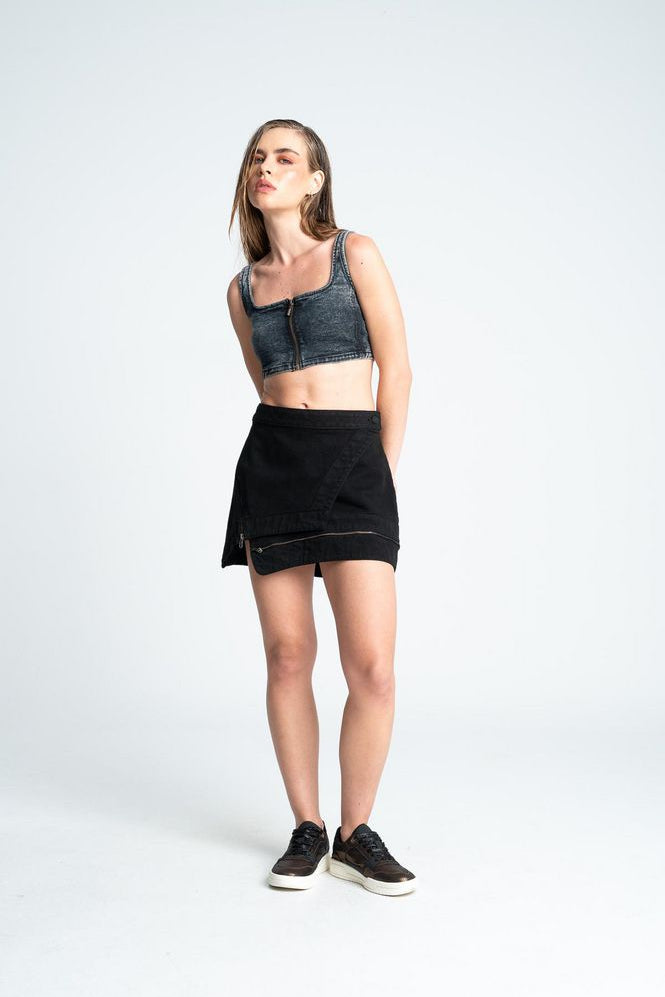 Falda Denim Regular fit PEOPLE