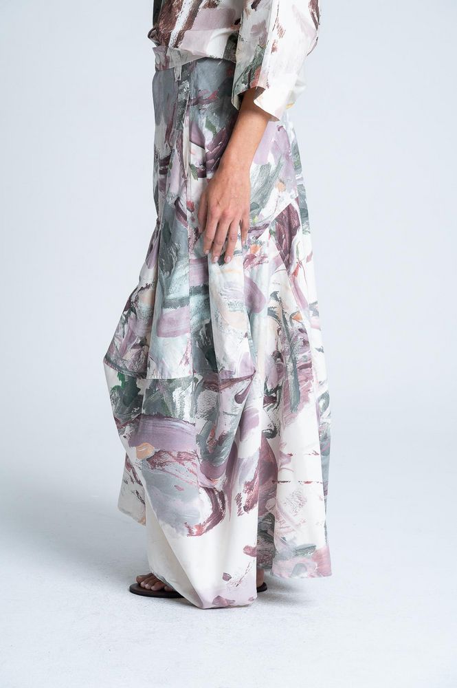 Falda Larga Estampada ARKITECT