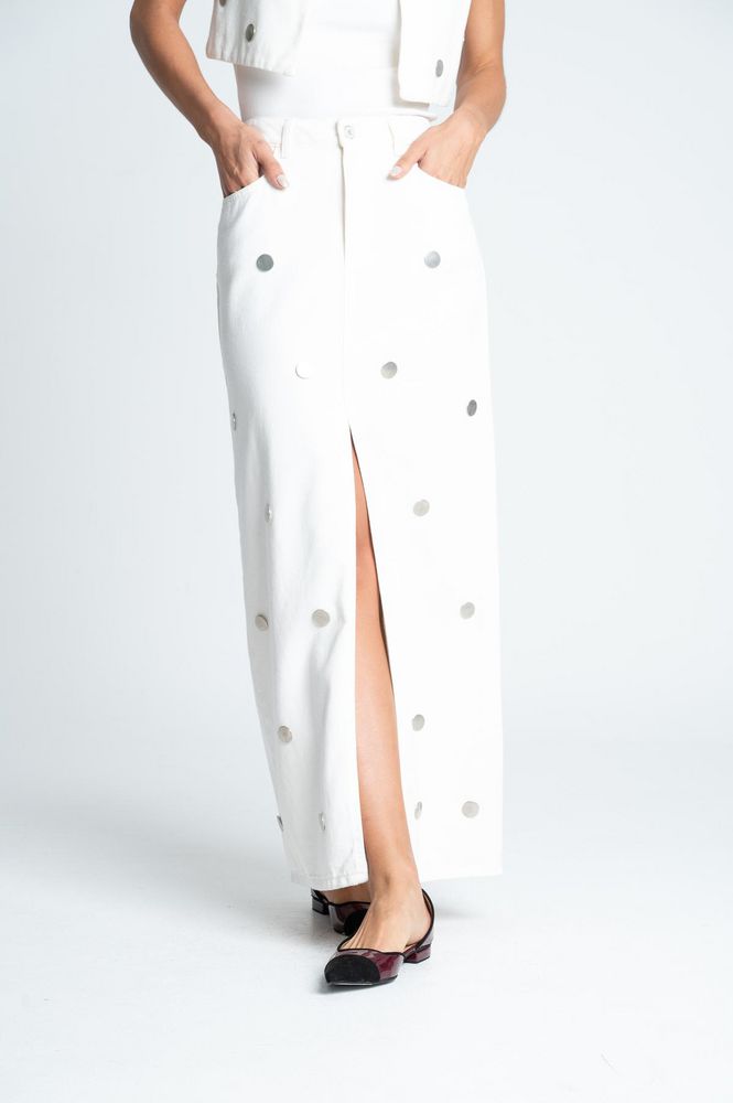 Falda Botones frontales Amplia ARKITECT