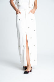 Falda Botones frontales Amplia ARKITECT