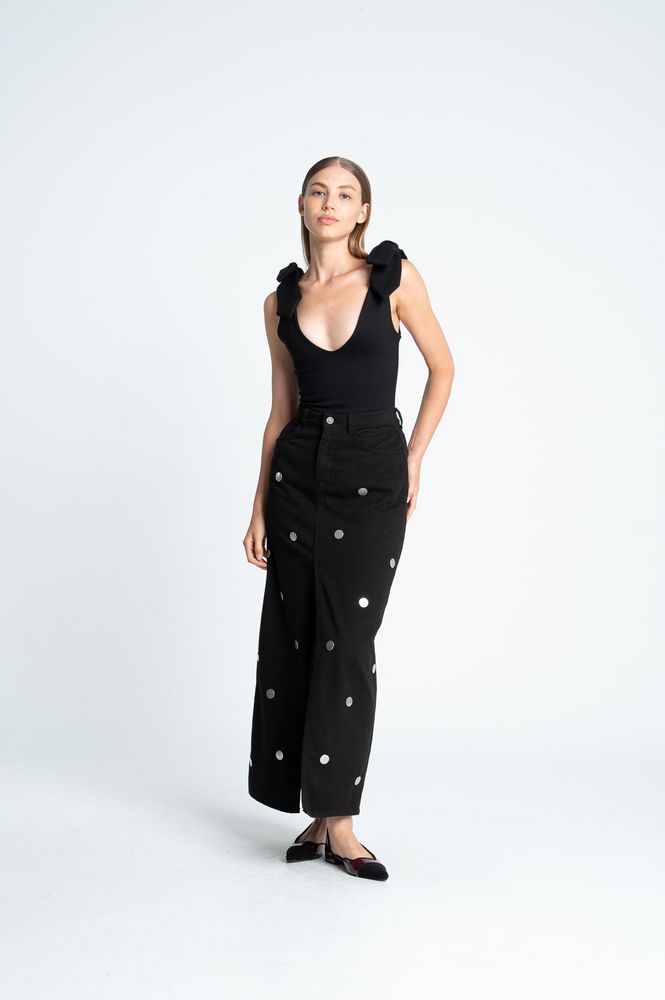Falda Botones frontales Amplia ARKITECT