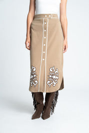 Falda Botones frontales Amplia ARKITECT