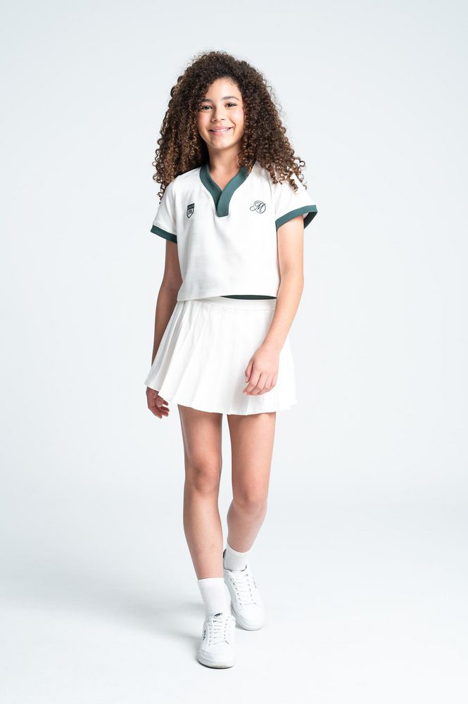 Falda Tablas, doble pretina, corta  Amplia PEOPLE