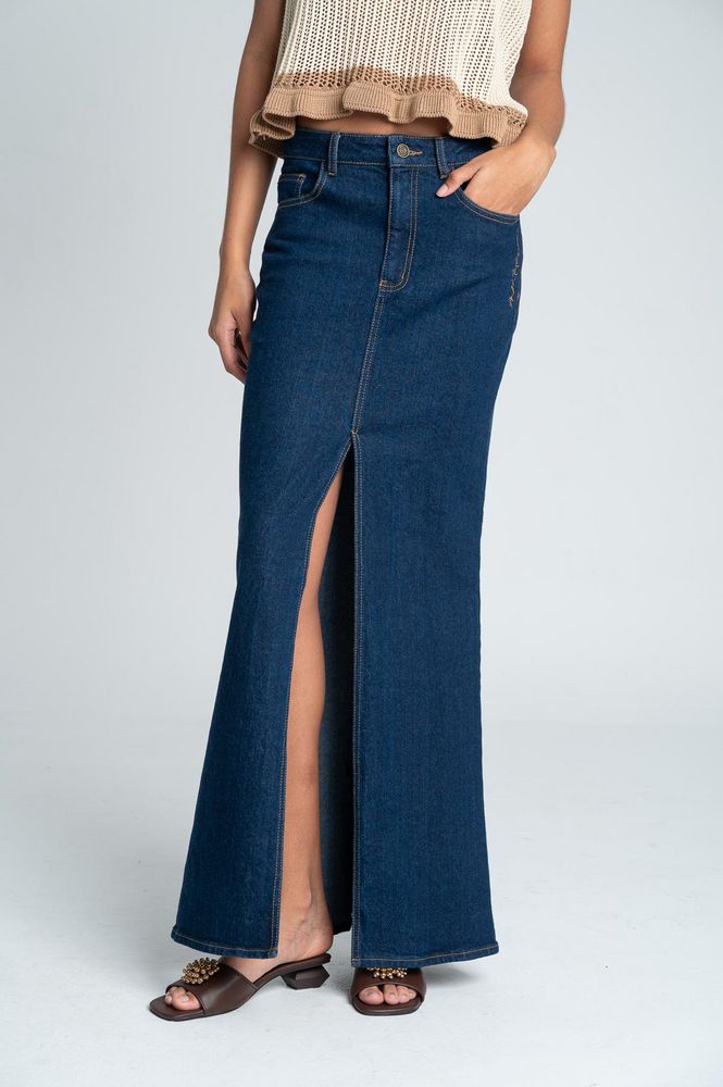 Falda denim Ajustada ARKITECT