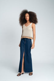 Falda denim Ajustada ARKITECT