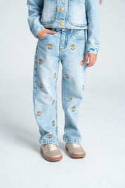 Jean 5 Bolsillos Bota Recta Amplia ARKITECT