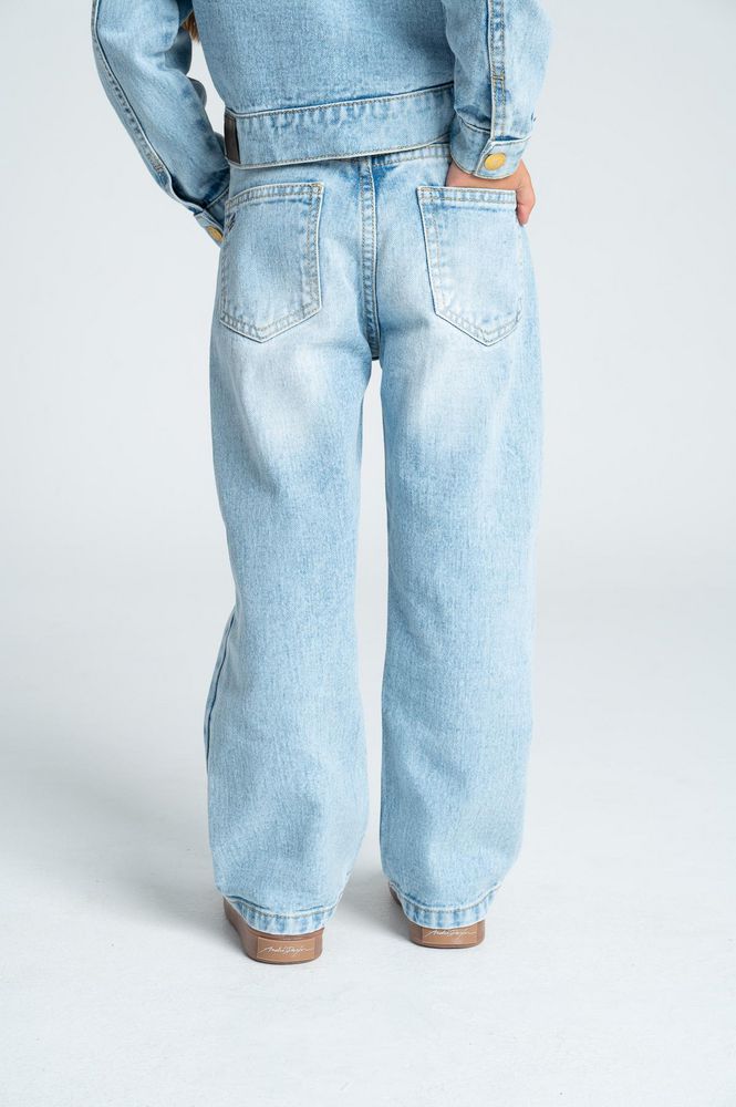 Jean 5 Bolsillos Bota Recta Amplia ARKITECT