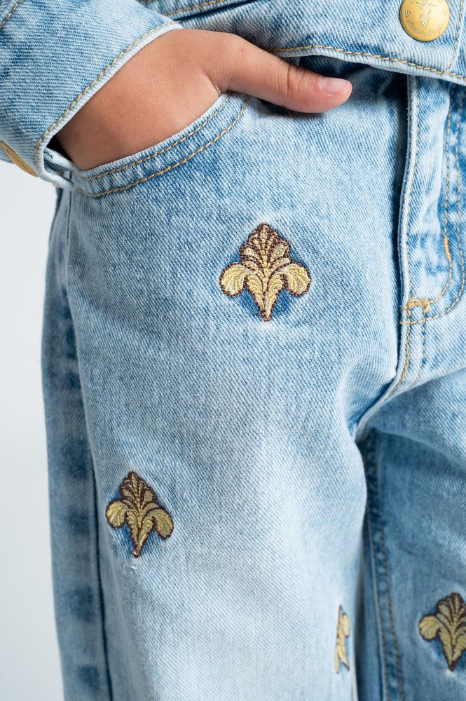 Jean 5 Bolsillos Bota Recta Amplia ARKITECT