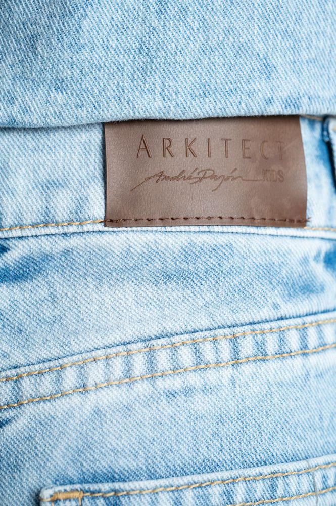 Jean 5 Bolsillos Bota Recta Amplia ARKITECT