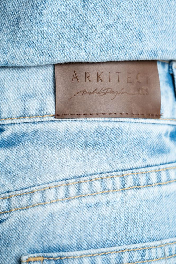 Jean 5 Bolsillos Bota Recta Amplia ARKITECT